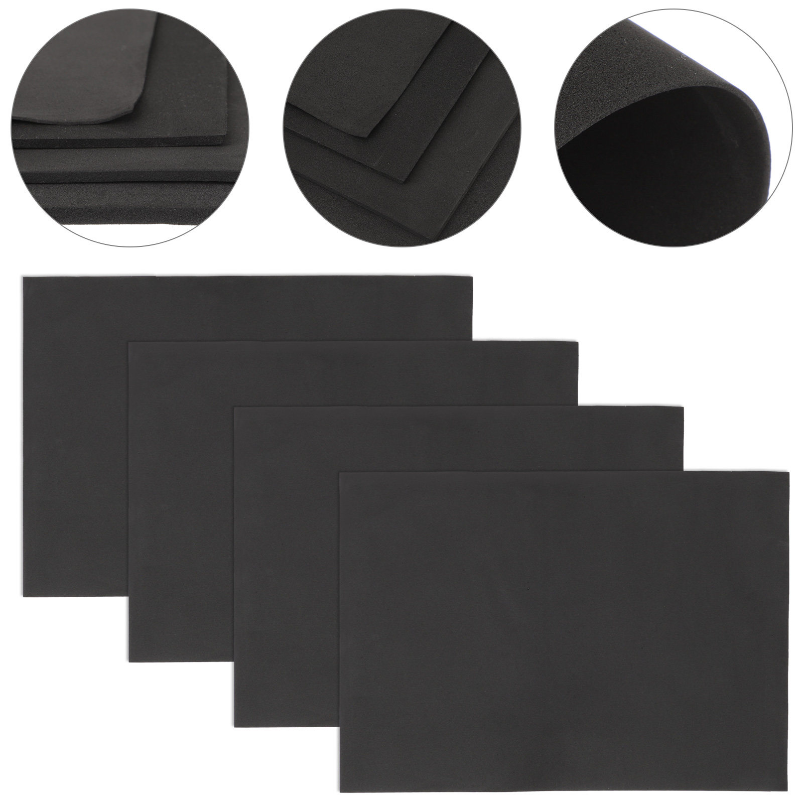 Cosplay Prop Foam Board - 4 قطع ألواح فوم إيفا للحرف