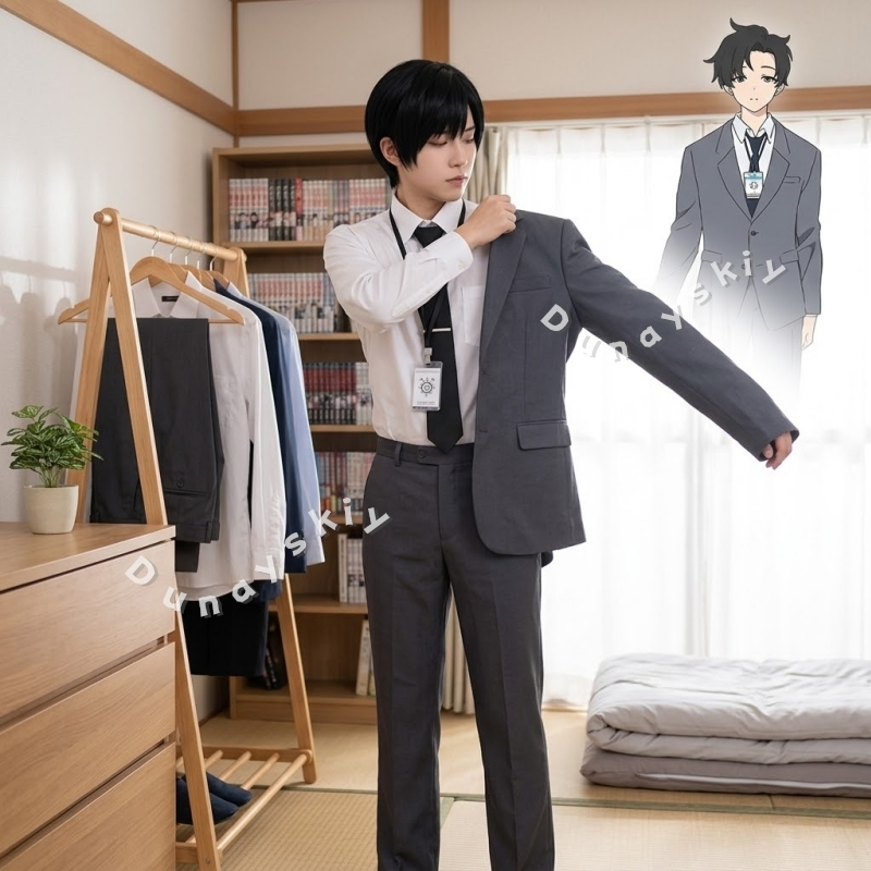 Cosplay Prop Business - زي تنكري للمعلم سينسي، بدلة عمل