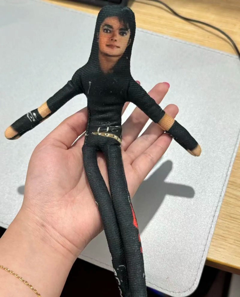 Evoker Cosplay Prop - دمية مايكل جاكسون الجديدة للتنكر، دمية