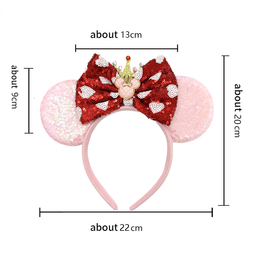 عصابات رأس على شكل قلب ميكي ما - مراجعة Cosplay Prop Bow وسعره