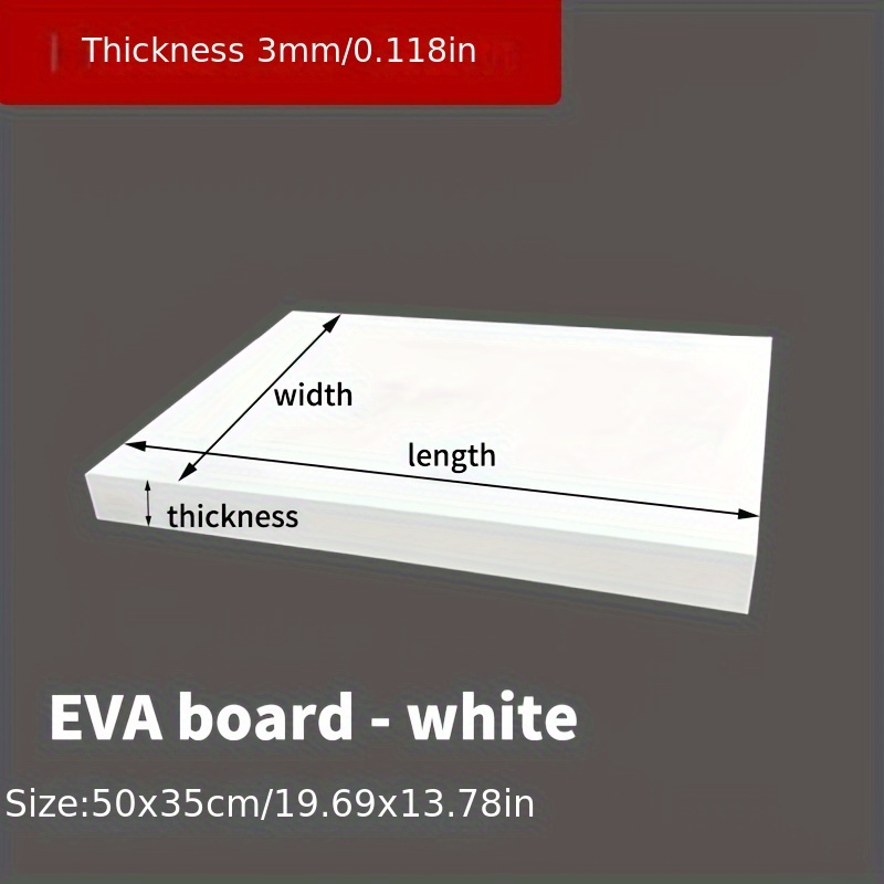 لوح فوم EVA مقاس 14×39 بوصة، س - مراجعة Cosplay Prop Foam Board وسعره