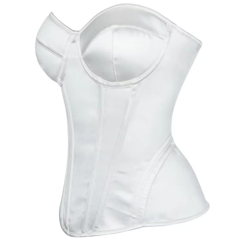 مشد أبيض نسائي فوق الصدر، مشد  - مراجعة Boning Corset Steel وسعره