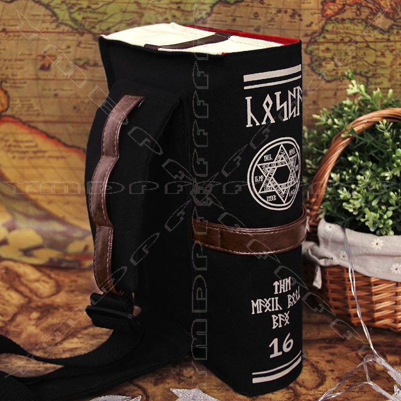 أنيمي ماجيك كتاب حقيبة كتف الم - مراجعة Cosplay Prop Book وسعره
