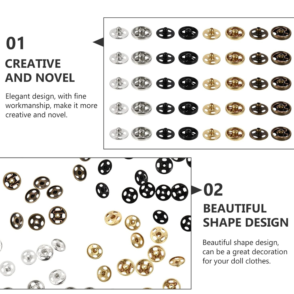 أزرار كبس خياطة من الفولاذ الم - مراجعة Snap Fastener Set وسعره