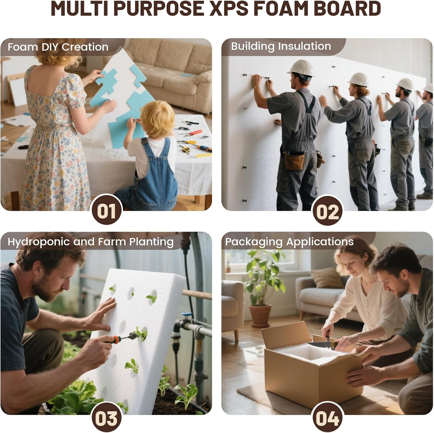 لوح فوم XPS عالي الكثافة، عبوة - مراجعة Cosplay Prop Foam Board وسعره