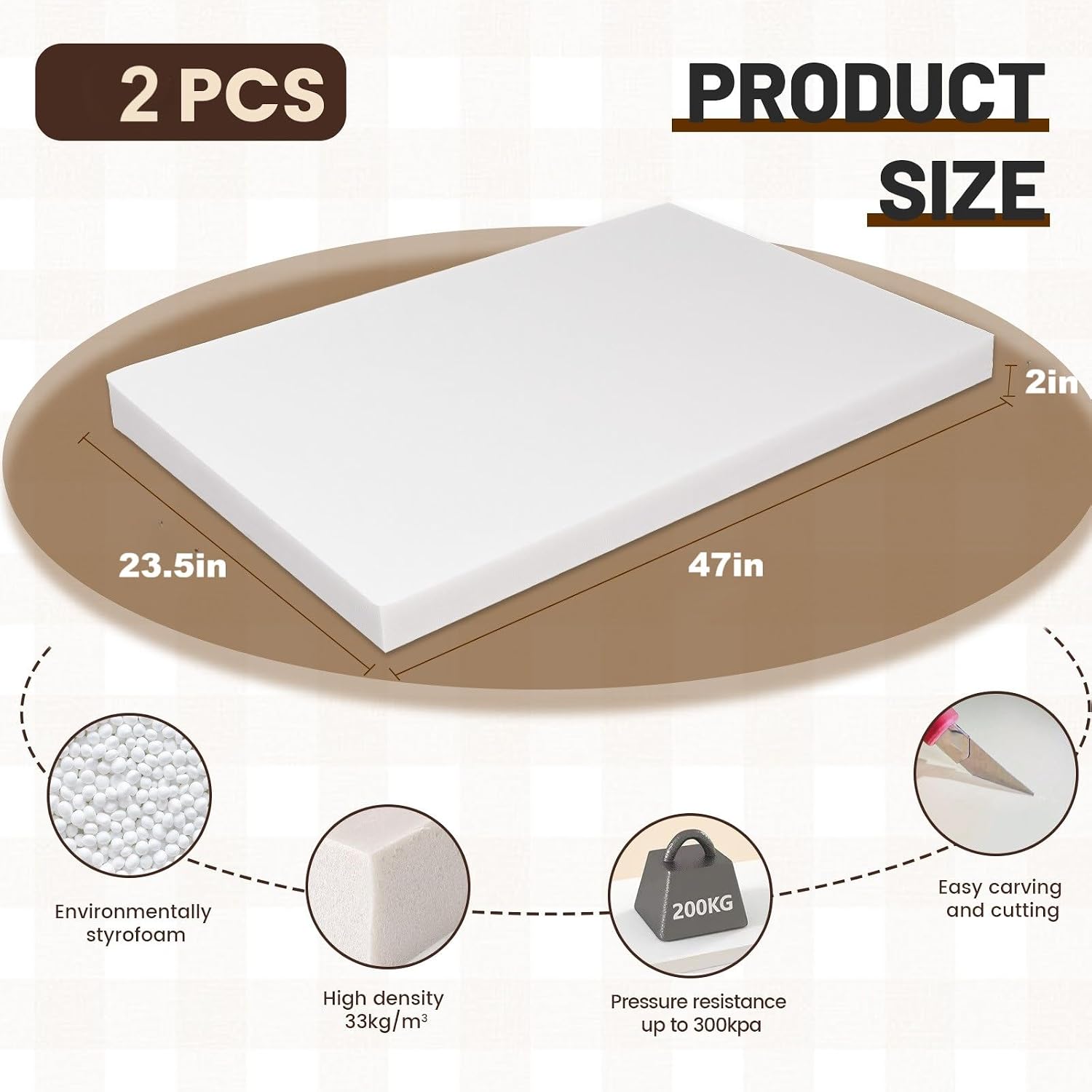 لوح فوم XPS عالي الكثافة، عبوة - مراجعة Cosplay Prop Foam Board وسعره
