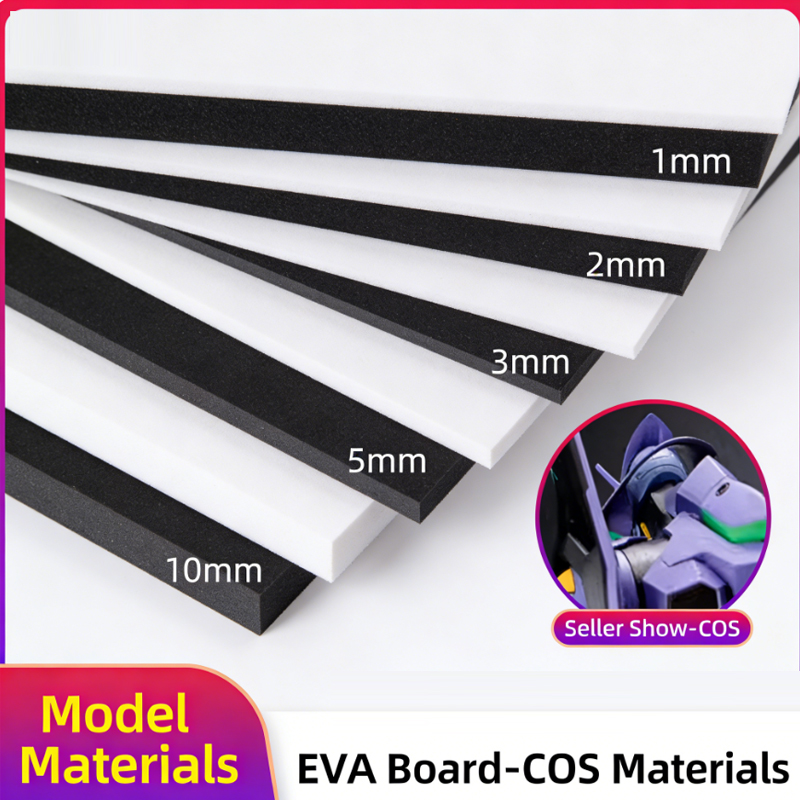 لوح فوم EVA أسود بزاوية 38 درج - مراجعة Cosplay Prop Foam Board وسعره